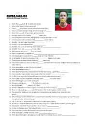 English Worksheet: Super Size Me quiz