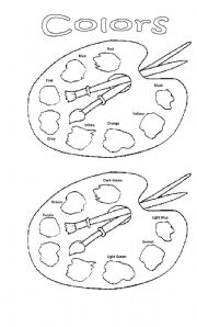 English Worksheet: Colors