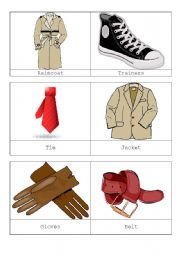 English Worksheet: Clothes and Accessories 2