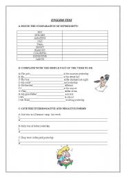 English worksheet: MIX OF EXERCISES