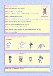 English Worksheet: Clothes 