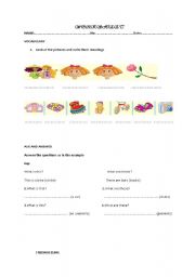 English Worksheet: these-those-that-this
