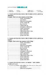 English Worksheet: SOME-ANY-A-AN