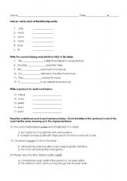 English worksheet: Skills Test for Seal Surfer