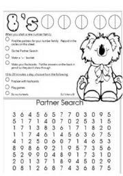 English Worksheet: the amazing world of numbers