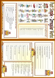 English Worksheet: Past Simple - Irregular Verbs