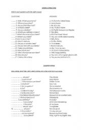 English worksheet: MAKING CONNECTIONS