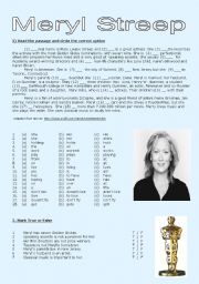 English Worksheet: Meryl Streep