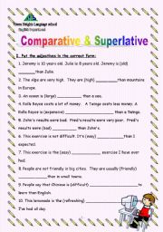 Comaprative & Superlative