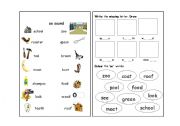 English Worksheet: PHONICS