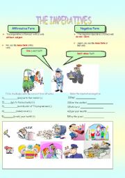 English Worksheet: IMPERATIVES (PART 1)