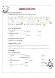 English worksheet: Rasheds Day