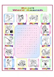 Sport Word Search