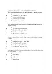 English worksheet: compare and contrast essay