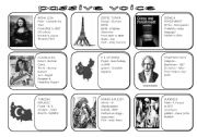 English Worksheet: Passive Voice Speaking Cards