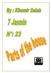 English worksheet: parts of the house