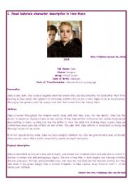 English worksheet: DAKOTA FANNING 2