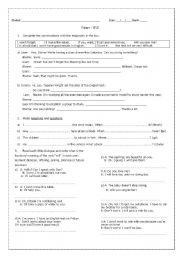 English Worksheet: Simple Future