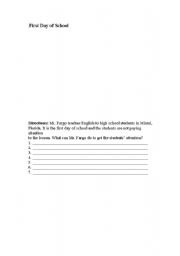 English worksheet: ....