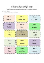 Relative Clauses Flashcards