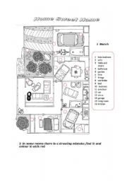 English Worksheet: HOME SWEET HOME