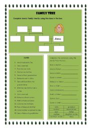 English Worksheet: Family members