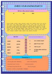 English Worksheet: GRAMMAR TEST