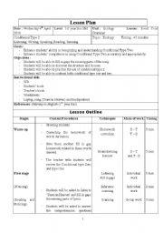 English Worksheet: teaching conditional type 2