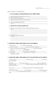 English worksheet: like as a verb