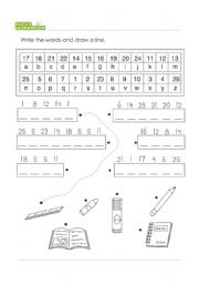 English Worksheet: In the Classroom