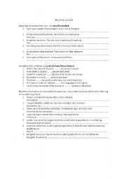 English Worksheet: Relative Clauses Exercises