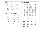 English Worksheet: phonics