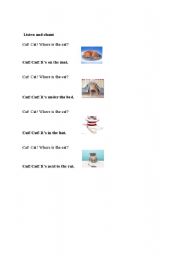 English worksheet: prepositions 