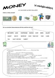 English Worksheet: Vocabulary revision series 05 - Money