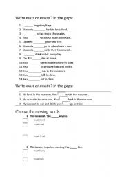 English Worksheet: must-mustnt.doc