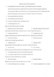 English Worksheet: Gerund and Infinitive