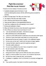 English Worksheet: Polish-English False Friends