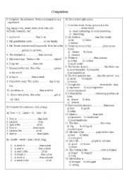 English Worksheet: Comparison