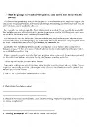 English worksheet: Year 3 Wokrsheets