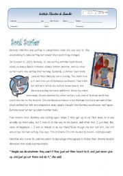 English Worksheet: Soul Surfer
