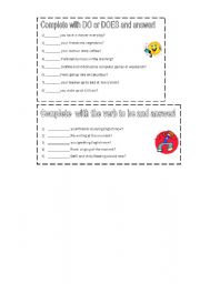 English worksheet: Simple Present or Present Continuous.. Yes/No questions.