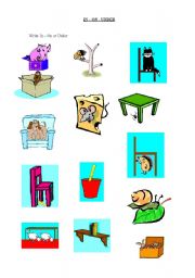 English Worksheet: Prepositions