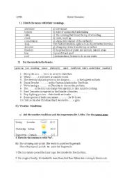 English Worksheet: Quiz