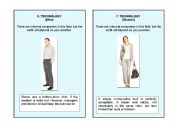 English Worksheet: HOW TO DRESS FOR A JOB INTERVIEW    (Parts 6 and 7)