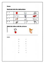 English worksheet: exercise