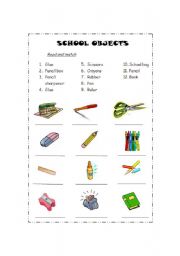 School objects