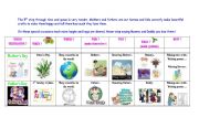 English Worksheet: special days ; step 5 - Mothers Day and Fathers Day.