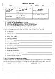 English Worksheet: Passive voice