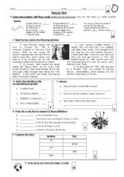 English Worksheet: Test (John Lennon)