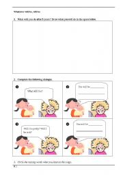 English Worksheet: Que Sara Sara